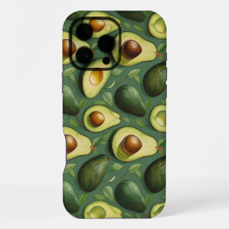 Retro Avocado Tough iPhone 16 Pro Max Fall Hülle