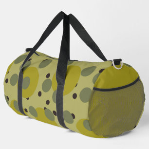 Retro Avocado Traum 1970er Jahre Atomkreise Duffle Bag