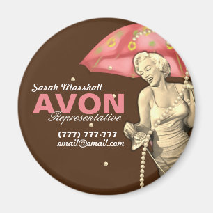 Retro Avon Vertreter Magnet