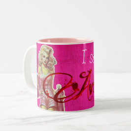 Retro Avon Vertreter Zweifarbige Tasse