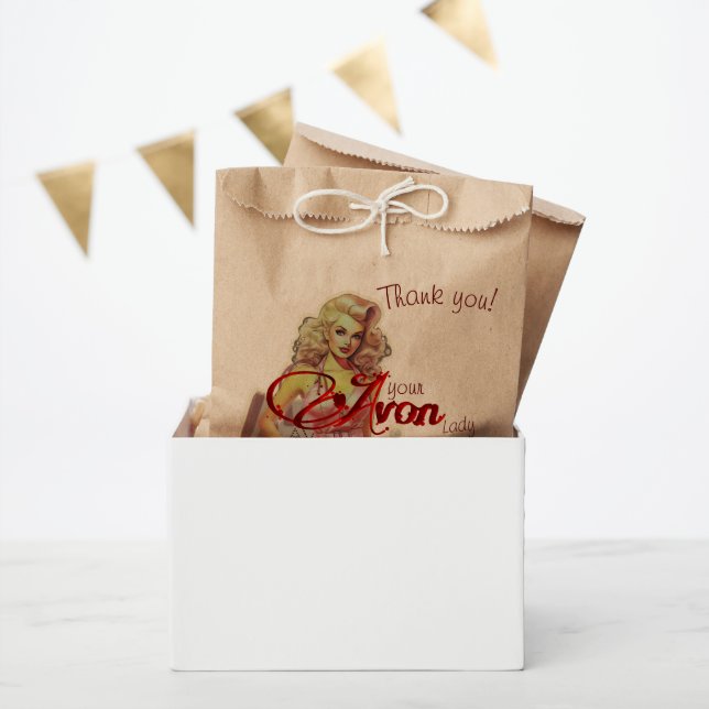 Retro Avon Vielen Dank Geschenktütchen (Party)