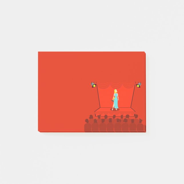 Retro Award Show Post-It Notes Post-it Klebezettel (Vorderseite)