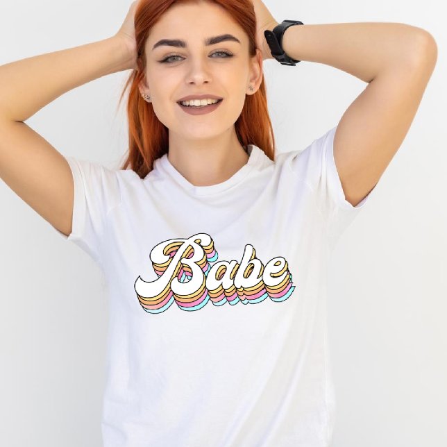 Retro Babe Shirt, Babe Shirt Bachelorette Shirt (Von Creator hochgeladen)