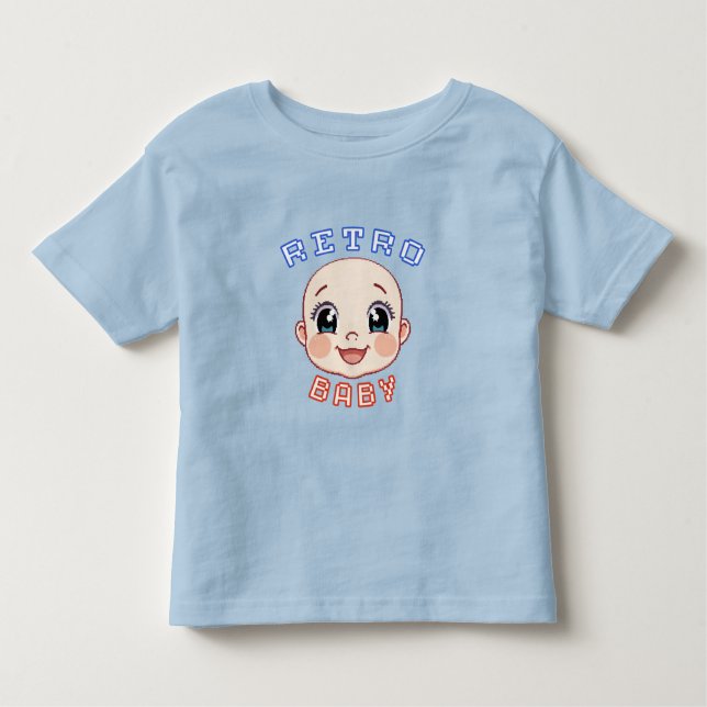 Retro Baby! Kleinkind T-shirt (Vorderseite)