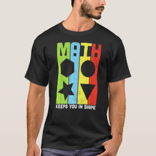 Retro Back To School Mathelehrer Mathe-Wortspiel G T-Shirt