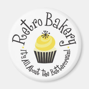 Retro Bäckerei-Magneten! Magnet