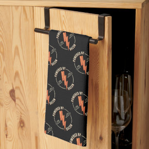 Retro-Bacon-Liebhaber lustiges Food-Design mit Bli Geschirrtuch