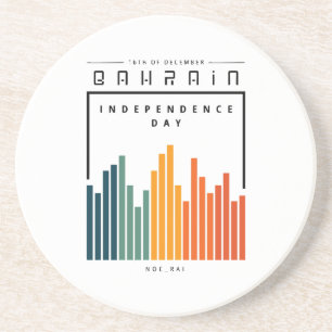 Retro Bahrain Getränkeuntersetzer