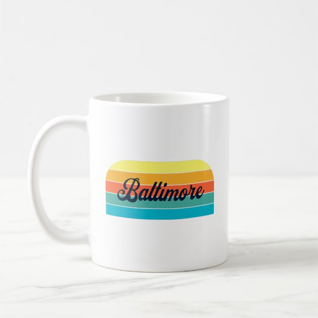 Retro Baltimore Kaffeetasse (Links)
