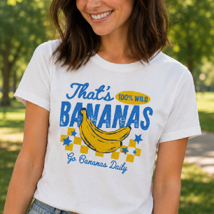 Retro-Bananen Lustige Aussage T-Shirt