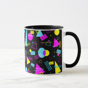 RETRO-BAND FARBENFROHE FORMEN TASSE