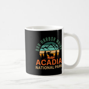 Retro Bar Harbor Maine Acadia Nationalpark Elch Kaffeetasse