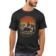 Retro-Bärenabenteuer in der Wildnis von Bear Mount