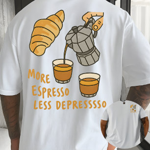 Retro-Barista-Grafik-T-Shirt – Coffee-Addict-Desig T-Shirt