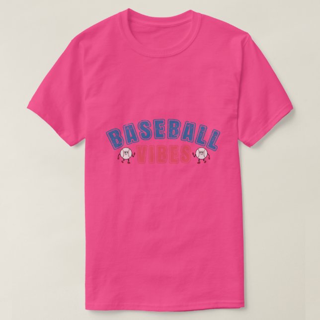 Retro-Baseball 2 T-Shirt (Design vorne)