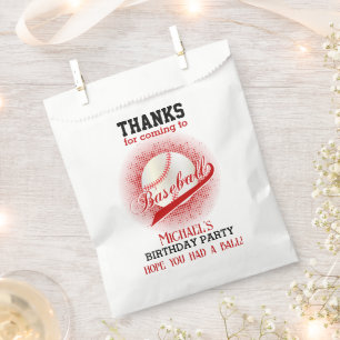 Retro Baseball ⚾ Party - Danke Geschenktütchen