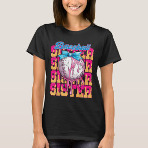 Retro Baseball Sister Ice Creme Tropfen Coquette B T-Shirt