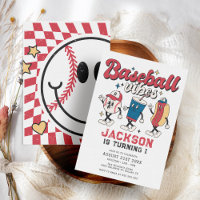 Retro Baseball Vibes Boy Birthday Party