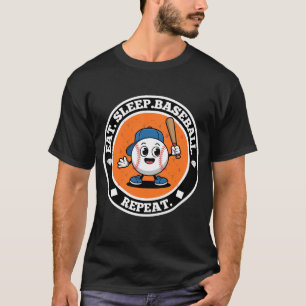 Retro-Baseballspieler-Maskottchen - Grafik für Spo T-Shirt