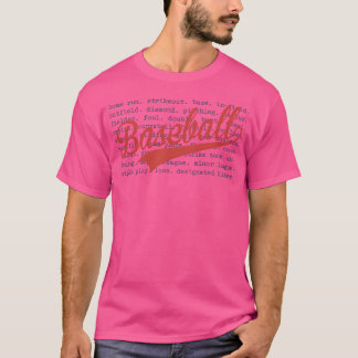 Retro Baseballypography Game Day retro boy T-Shirt