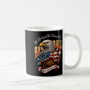 Retro Basketball Adler Amerikanische Flagge Patrio Kaffeetasse