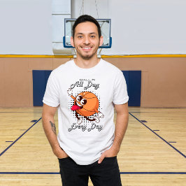 Retro Basketball, Ballin Den ganzen Tag T - Shirt