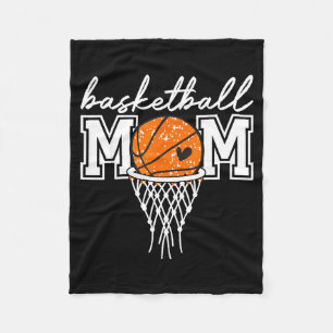 Retro-Basketball-Mutter Mama lustige Mutter Spielt Fleecedecke