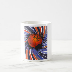 Retro Basketball Play Ball Sports Café Mug