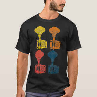 Retro Bass Gitarre T-Shirt