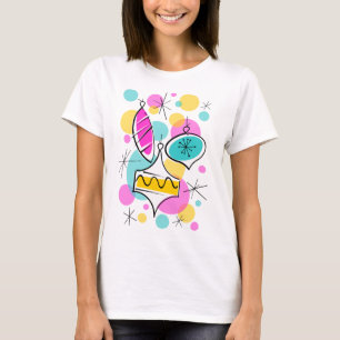 Retro Baubles T - Shirt vertikal