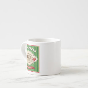 Retro Bauernhof-neuer Plakat-Entwurf Espressotasse