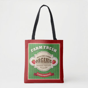 Retro Bauernhof-neuer Plakat-Entwurf Tasche
