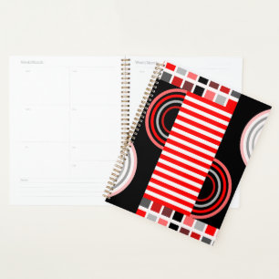 Retro-Bauhaus-Muster Planer