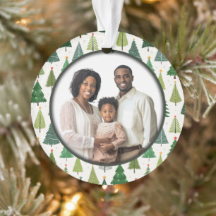 Retro-Bäume Ornament