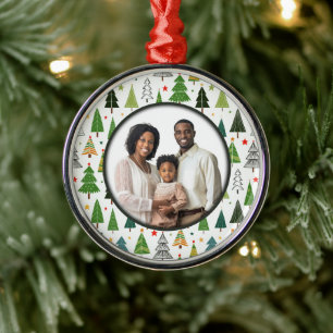 Retro-Bäume Ornament Aus Metall