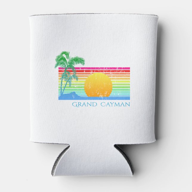 Retro Beach Grand Cayman Dosenkühler (Vorderseite)