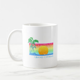 Retro Beach Grand Cayman Kaffeetasse