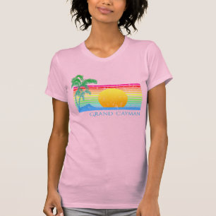 Retro Beach Grand Cayman T-Shirt