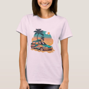 Retro Beach Sunshine T - Shirt - Vintages Summer T