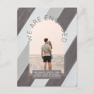 RETRO Beach Vibe Wedding Stationery FOTO Postkarte