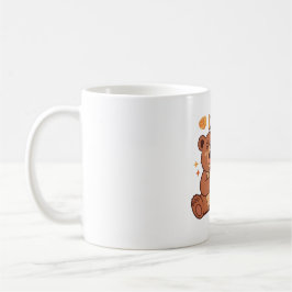 Retro Bear Snack First White Mug Kaffeetasse