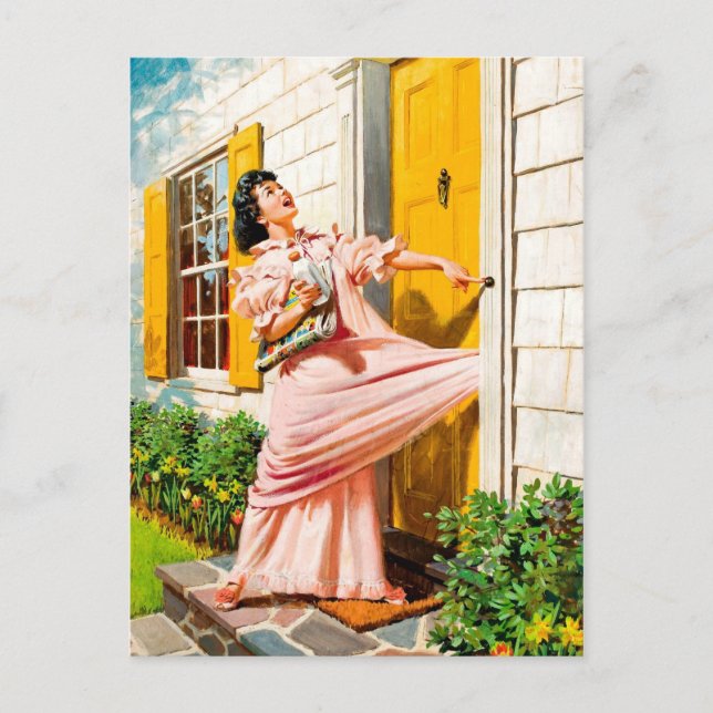 Retro Beauty 64 Postkarte (Vorderseite)