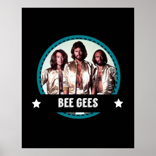 Retro Bee Ges Band 70er Tribute Icons Poster (Vorne)