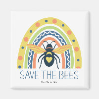Retro Beekeeper Apiary Bio Honey Bee Rainbow