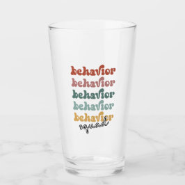 Retro Behavior Squad Behavioral Therapist Glas