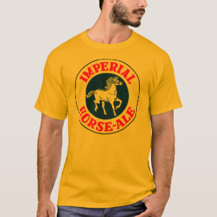 Retro belgisches Bierlogo Imperial Horse Ale T-Shirt