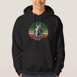 Retro Belgium Malinois 11 Hoodie