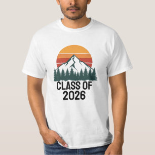 Retro-Bergabenteuer-Gipfel T-Shirt