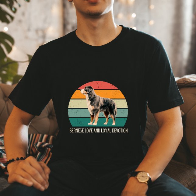 Retro Bernese Mountain Dog Lover cute Tee  (Von Creator hochgeladen)