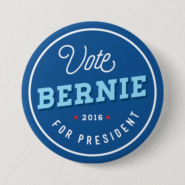 Retro Bernie Button (Vorderseite)